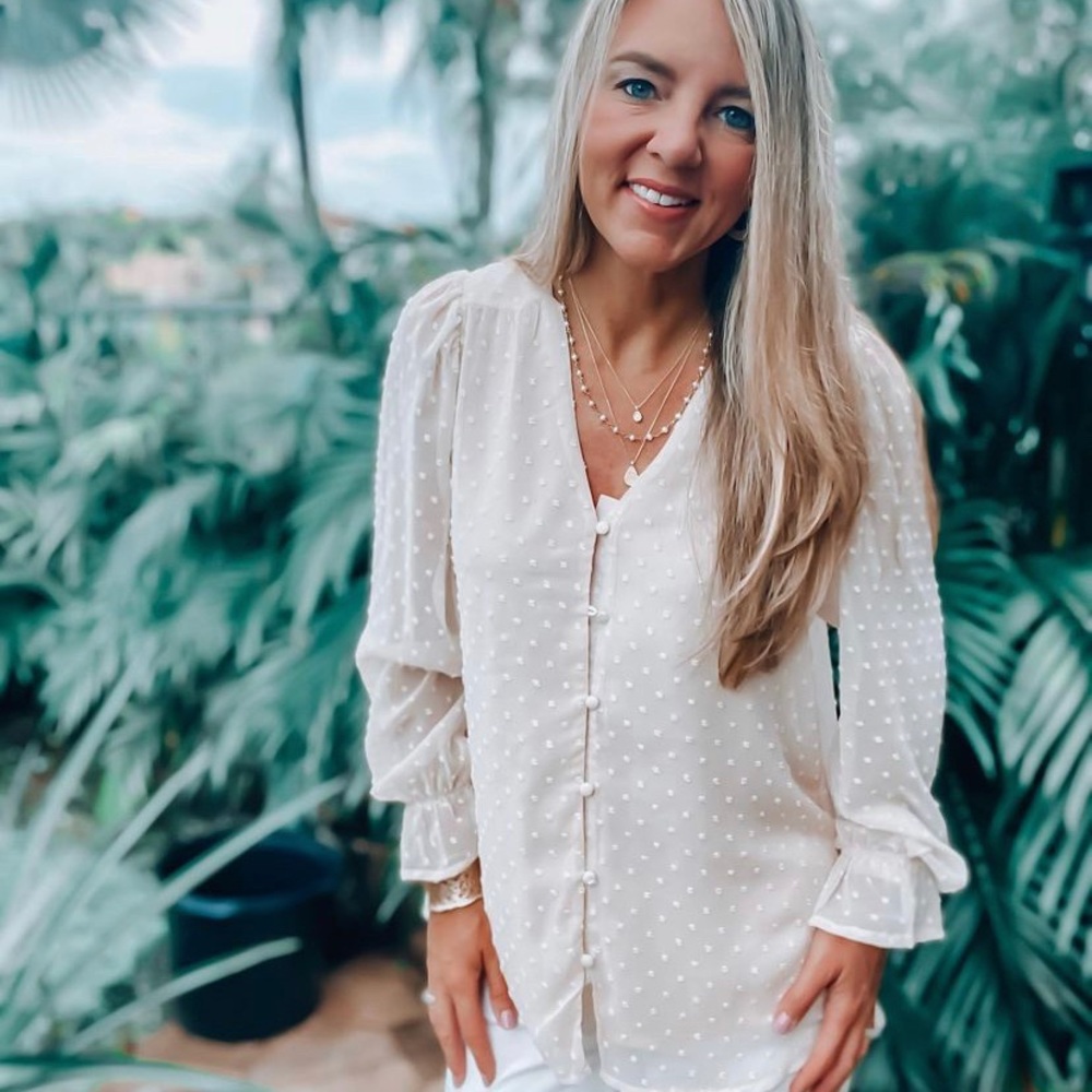 “Genesis” button up blouse